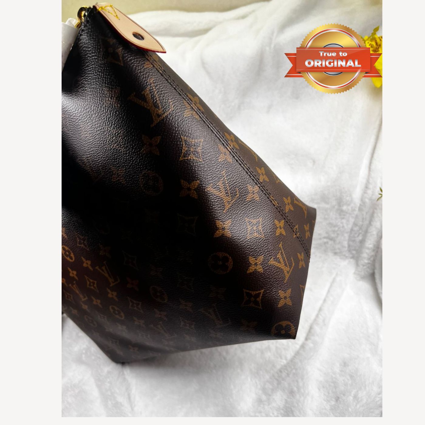 [True-to-ORIGINAL] Louis Vuitton Lena MM Monogram Canvas Brown For Women 16.5in/42cm